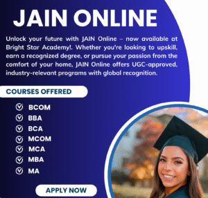 Online Degrees: BCom, BBA, MCom, MBA, and more at Bright Star Academy