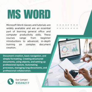 Microsoft Word Document Creation and Formatting Class